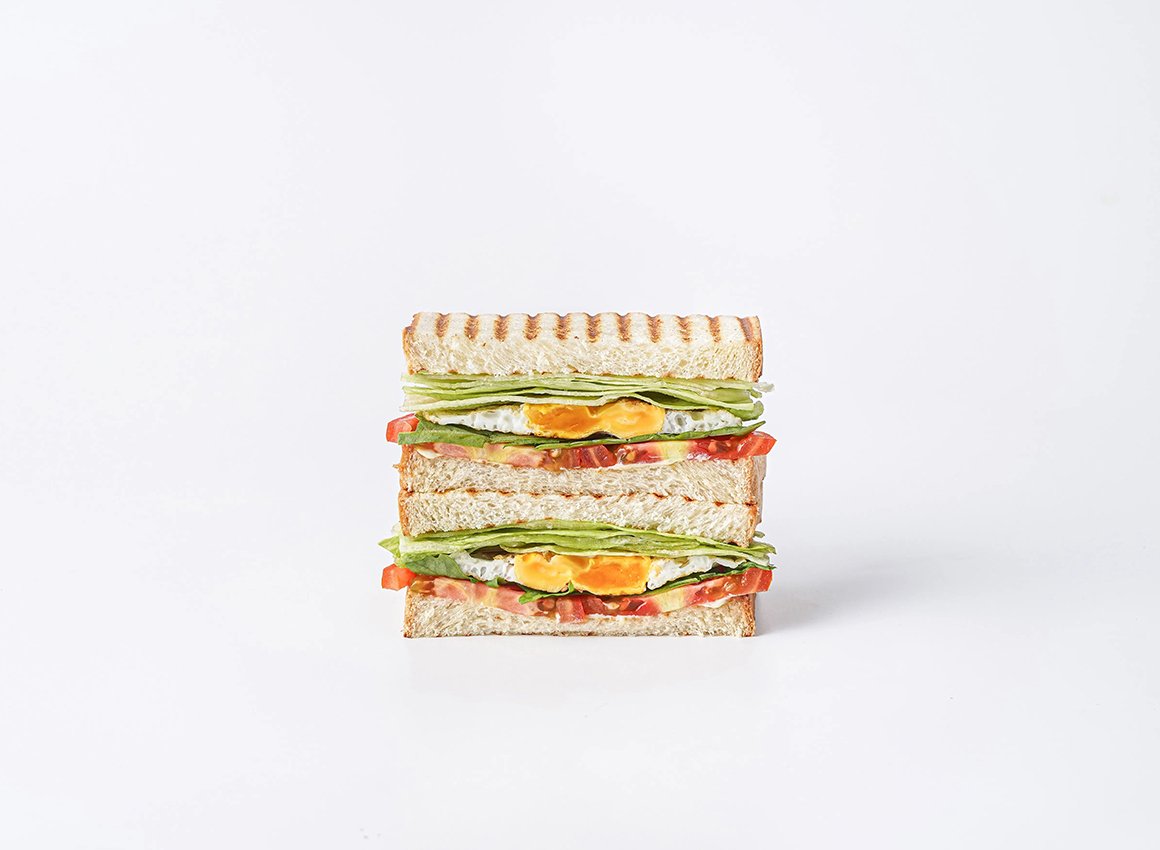Fried Egg Salad Sandwich